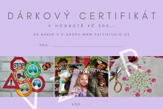 Dárkový certifikát 300,-